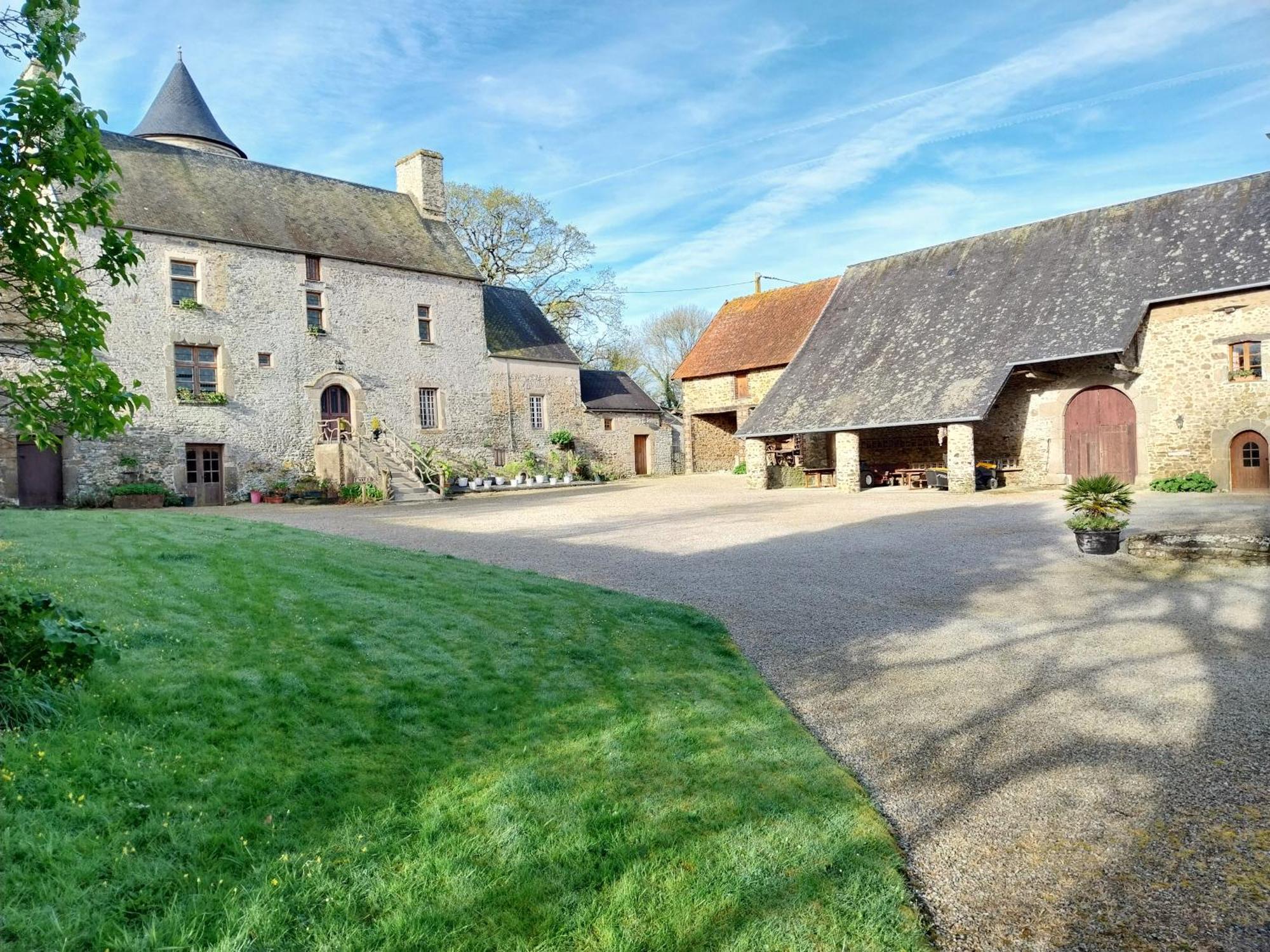 Manoir De La Foulerie Bed and Breakfast Ancteville Exteriör bild