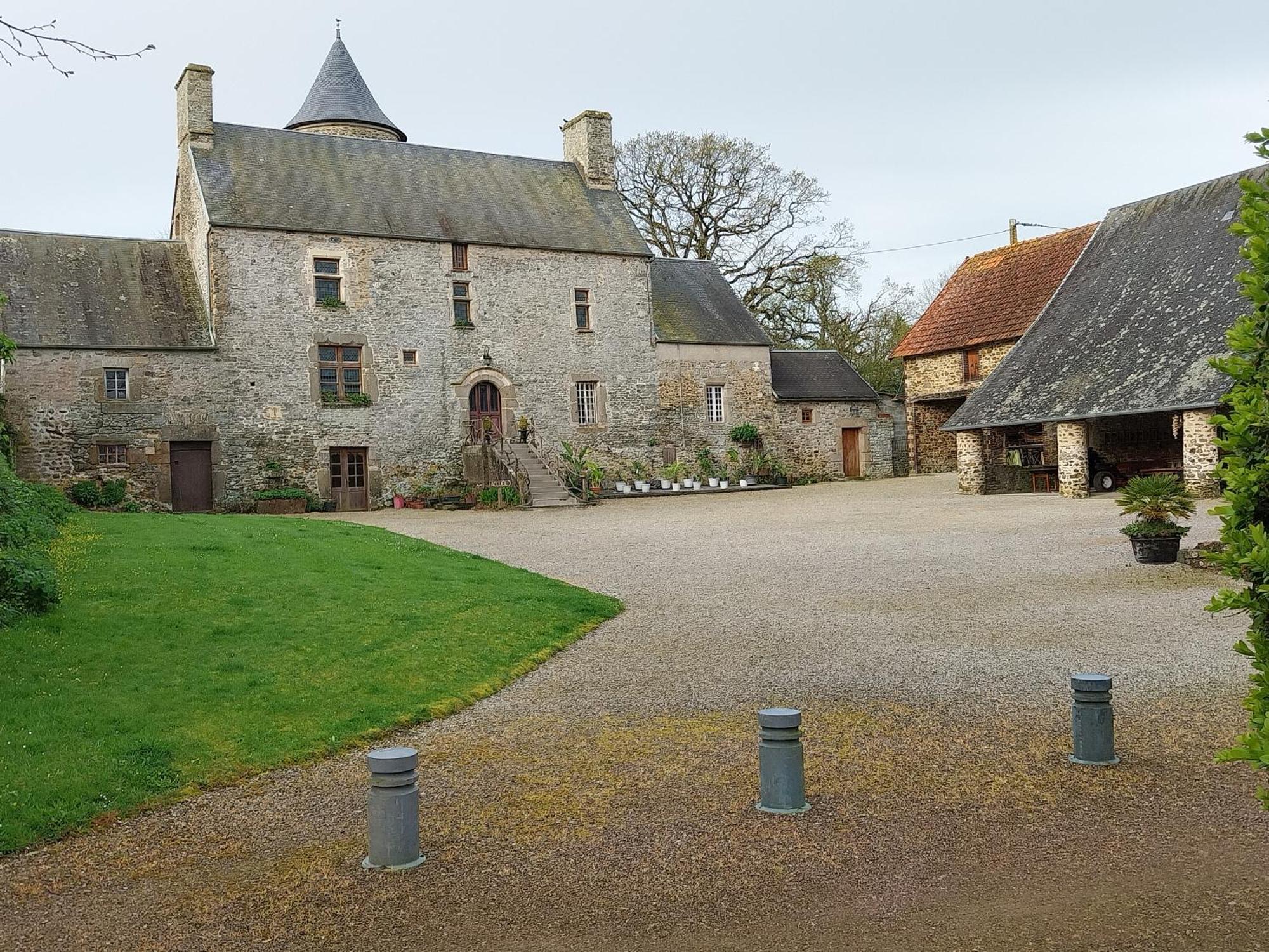 Manoir De La Foulerie Bed and Breakfast Ancteville Exteriör bild
