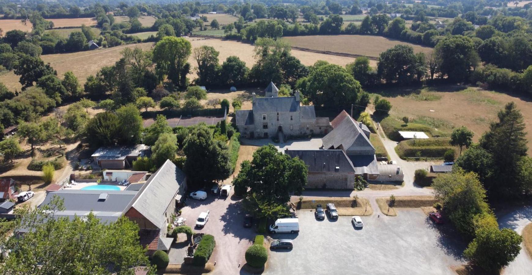 Manoir De La Foulerie Bed and Breakfast Ancteville Exteriör bild