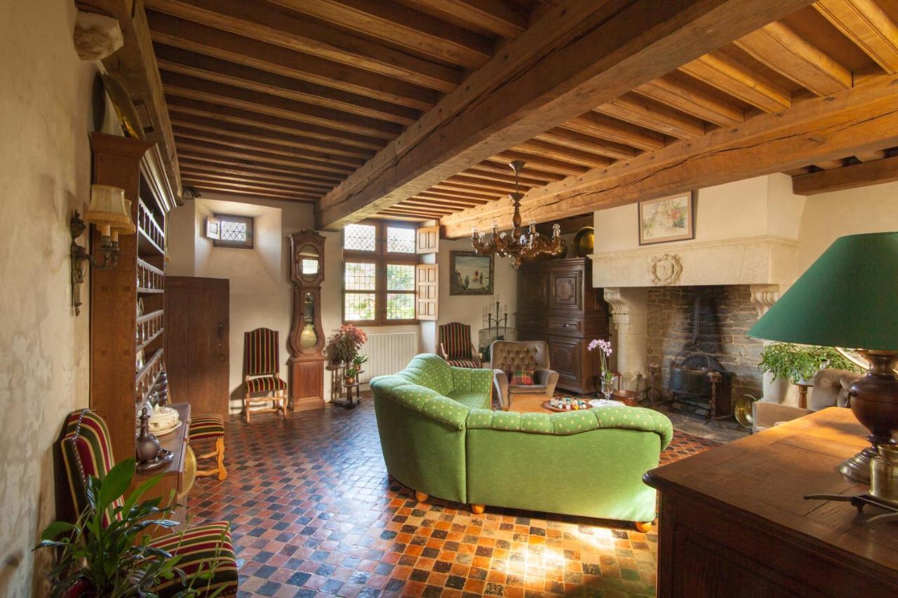 Manoir De La Foulerie Bed and Breakfast Ancteville Exteriör bild